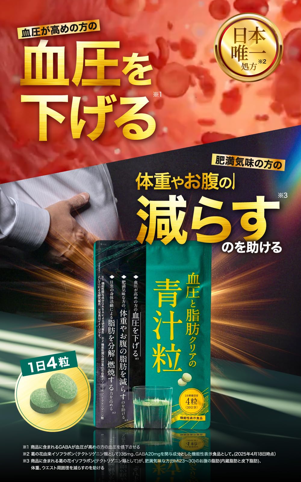 Amazon | 【血圧を下げて脂肪を減らす】 ファンファレ 血圧と脂肪